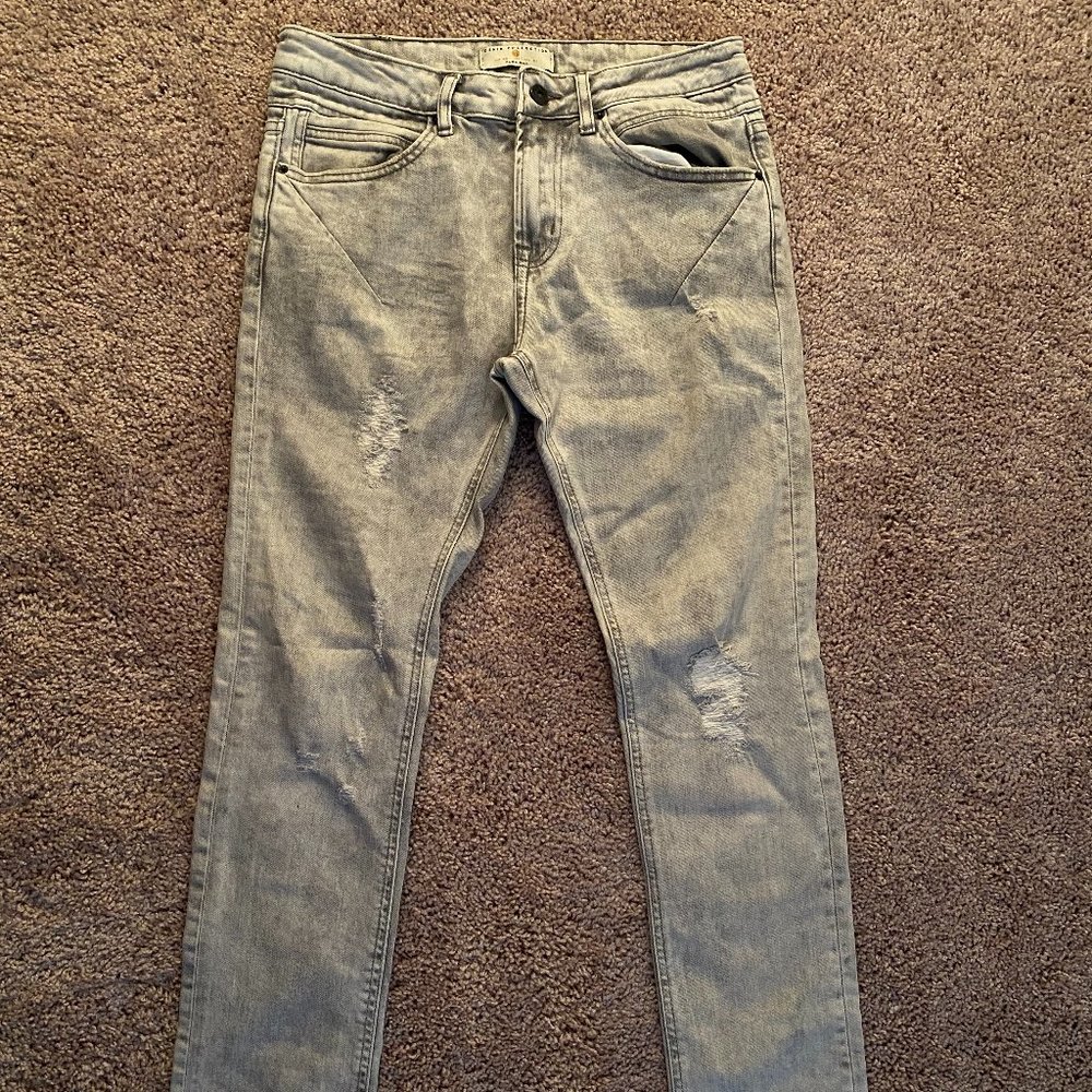 Zara Grey Skinny Jeans
